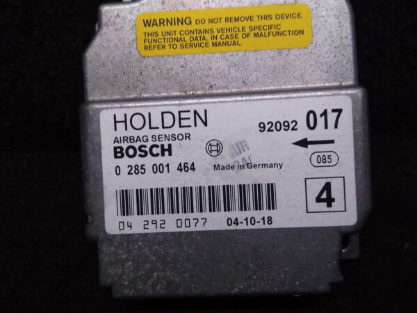 2005 HOLDEN COMMODORE AIRBAG MODULE/SENSOR