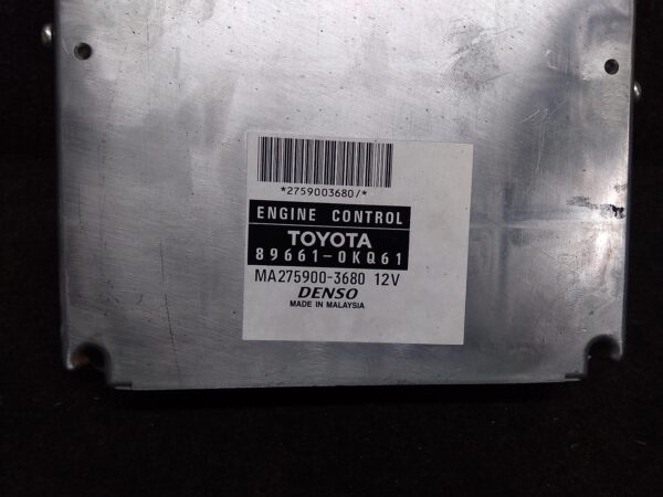 2012 TOYOTA HILUX ECU