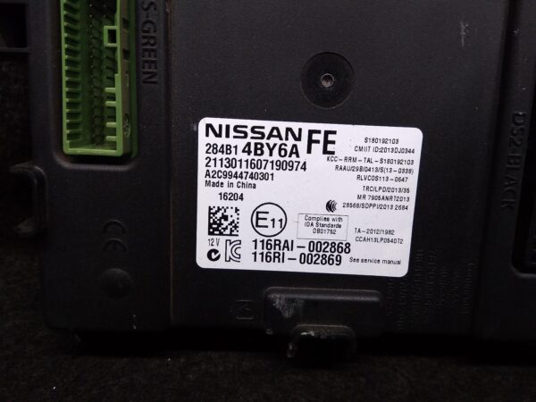 2016 NISSAN XTRAIL Misc Switch/Relay