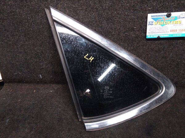 2008 MAZDA 6 LEFT REAR SIDE GLASS