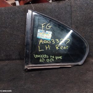 2012 FORD FALCON Left Rear 1/4 Door Glass