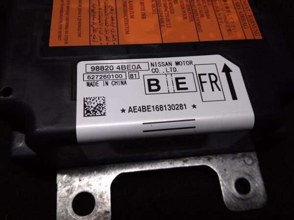 2016 NISSAN XTRAIL Airbag Module/Sensor