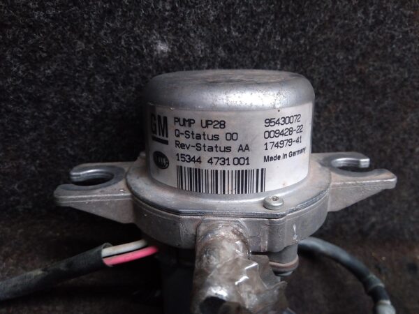 2016 HOLDEN BARINA VACUUM/AIR PUMP
