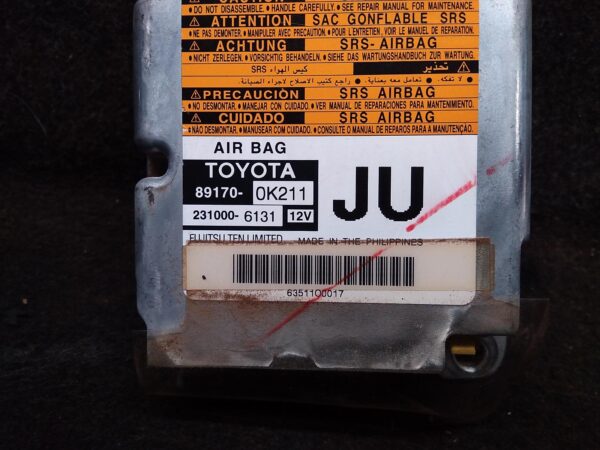 2012 TOYOTA HILUX AIRBAG MODULE/SENSOR