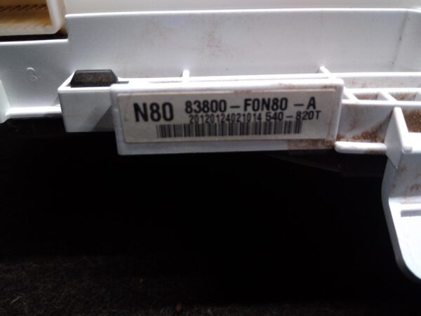 2012 TOYOTA HILUX INSTRUMENT CLUSTER