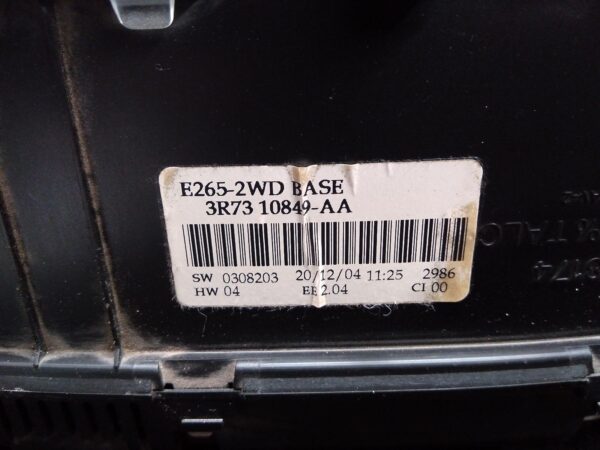 2005 FORD TERRITORY INSTRUMENT CLUSTER