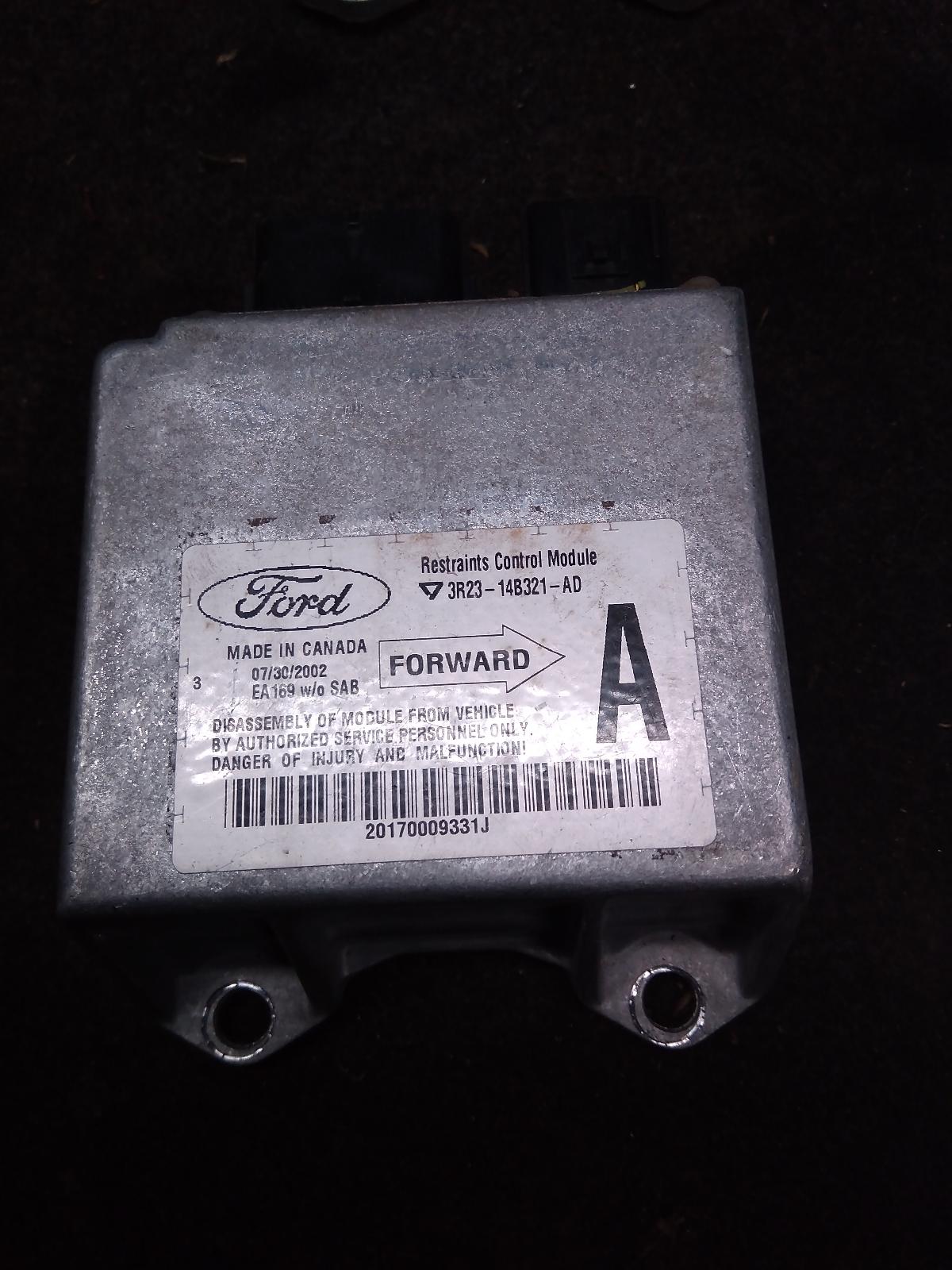 2010 FORD FALCON AIRBAG MODULE/SENSOR Narrandera Auto Wreckers