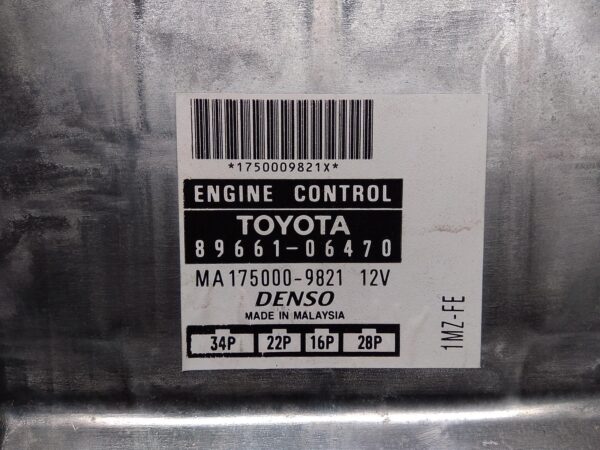 2000 TOYOTA CAMRY ECU