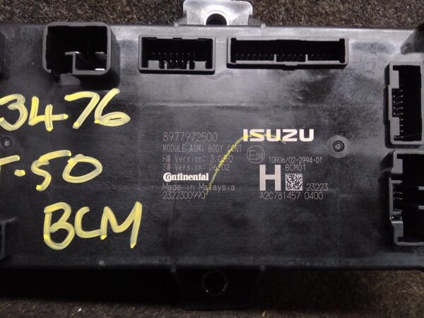 2023 MAZDA BT50 Ecu