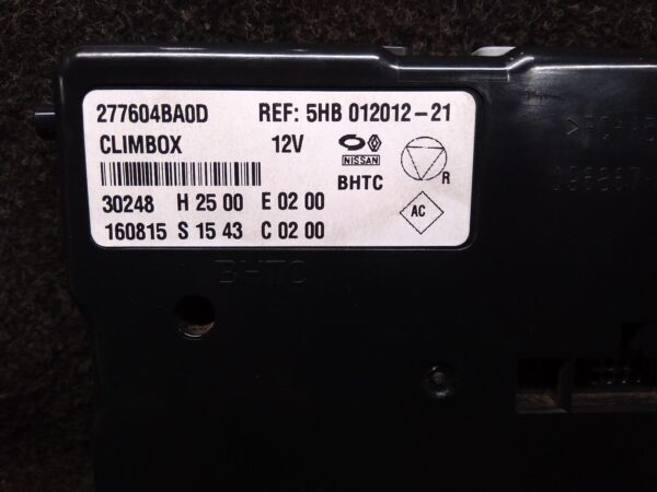 2016 NISSAN XTRAIL Misc Switch/Relay