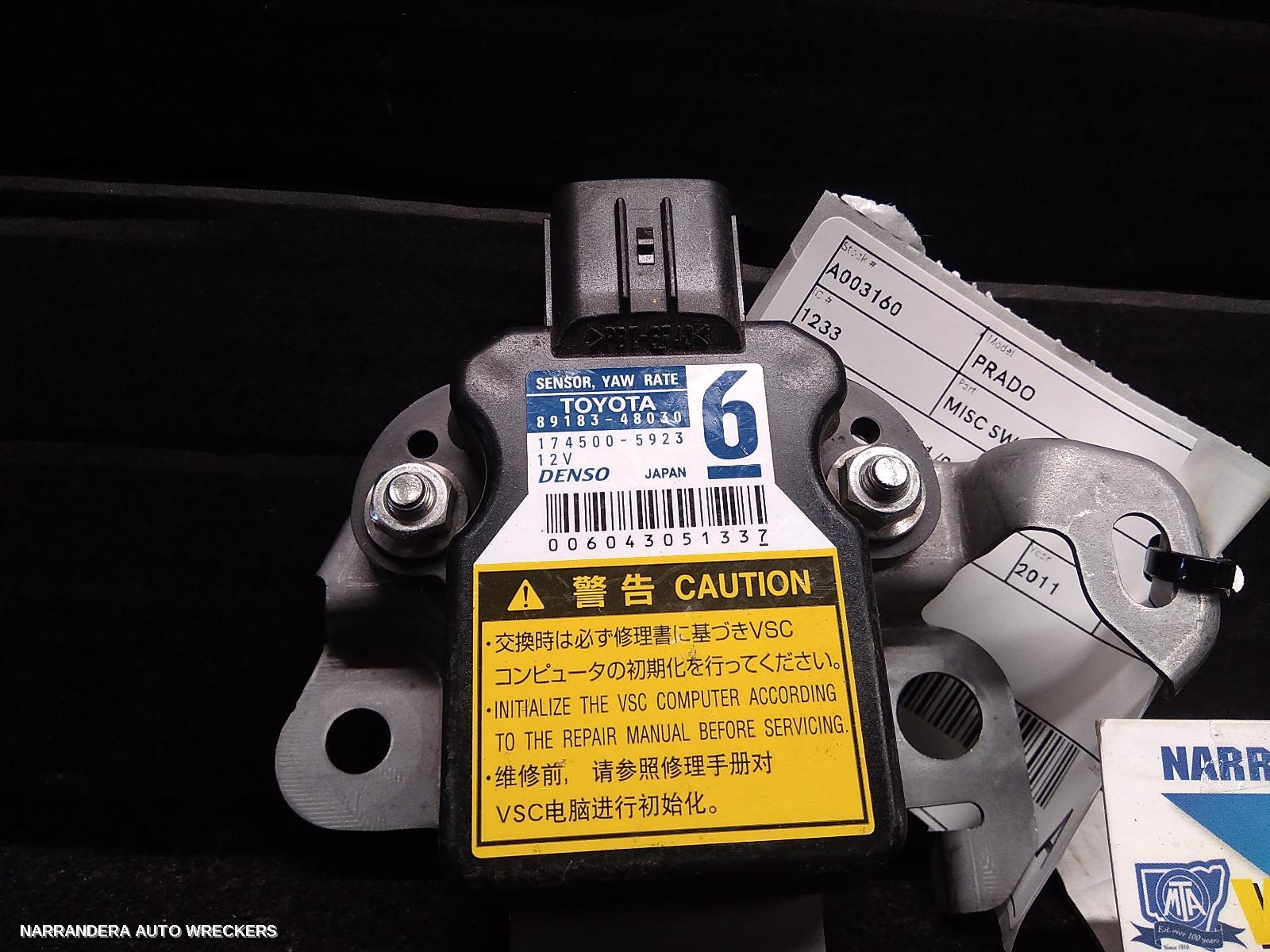 2011 TOYOTA PRADO Misc Switch/Relay