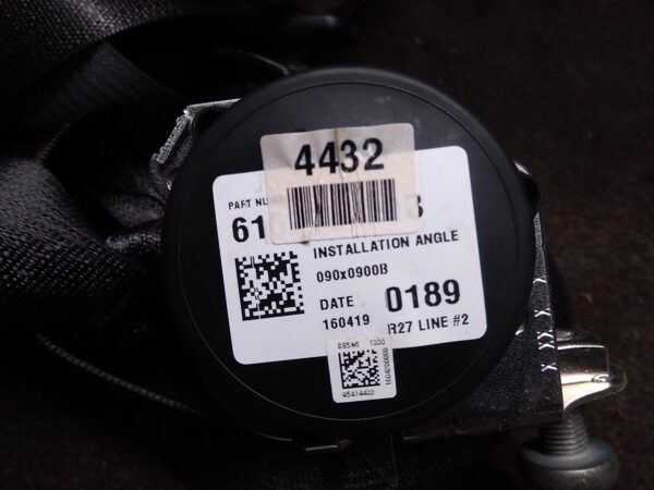 2016 HOLDEN BARINA SEATBELT/STALK