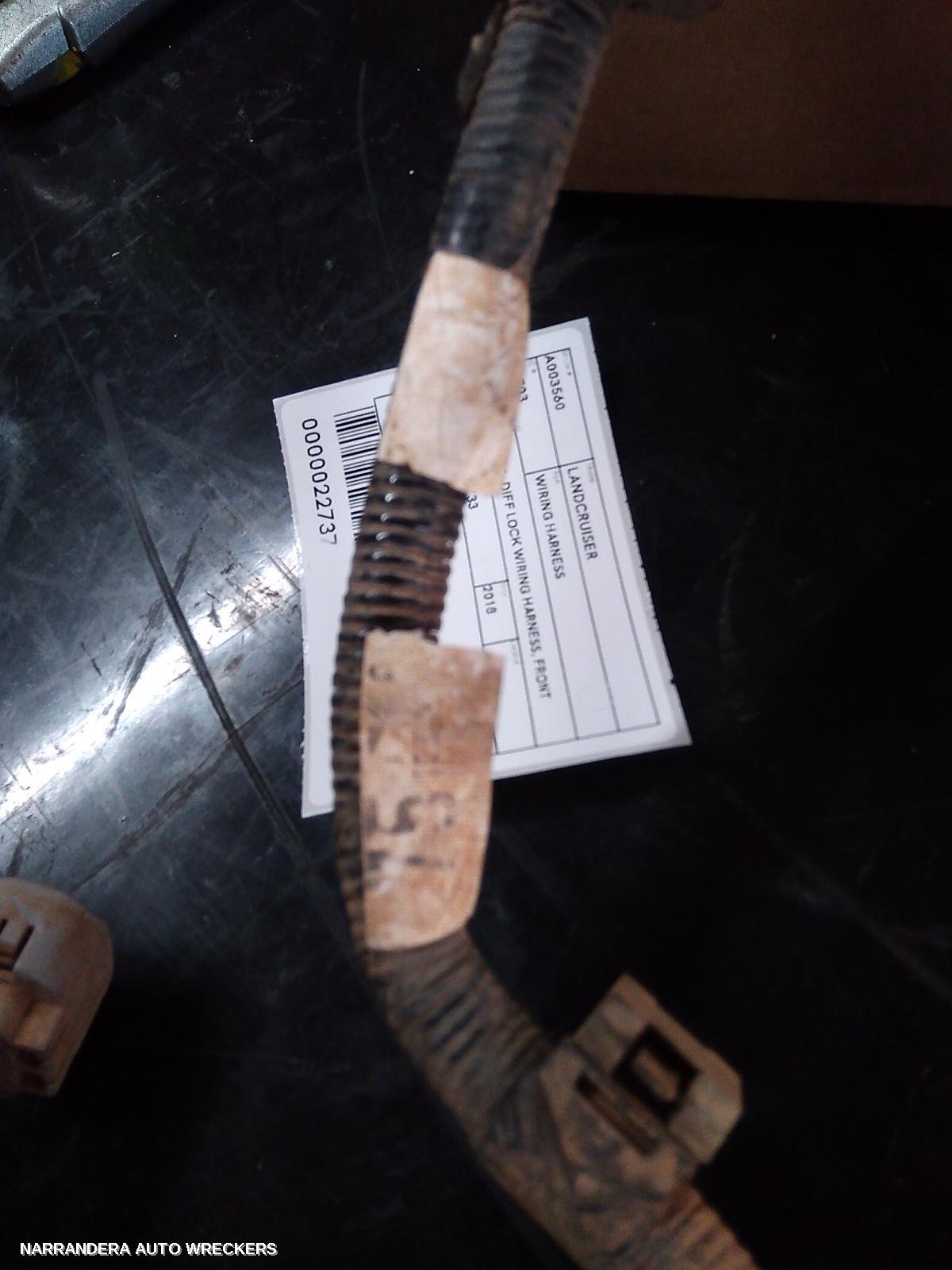 2018 TOYOTA LANDCRUISER Wire Harness