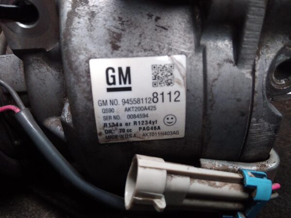 2016 HOLDEN BARINA A/C COMPRESSOR