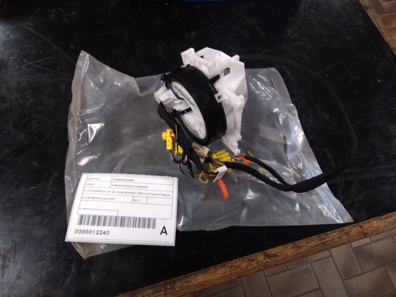 2012 HOLDEN COMMODORE AIRBAG MODULE/SENSOR Narrandera Auto Wreckers