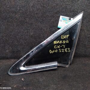 2010 MAZDA CX7 Left Front 1/4 Door Glass