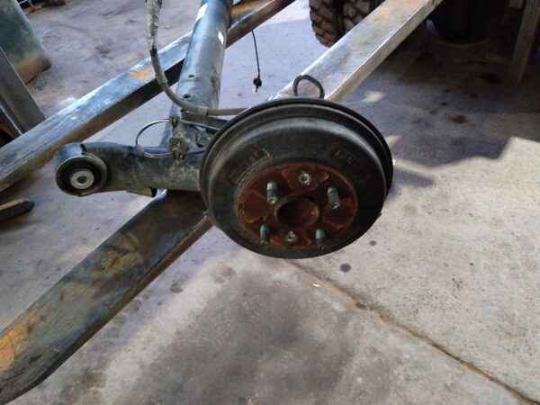 2012 FORD FIESTA COMPLETE REAR SUSPEN