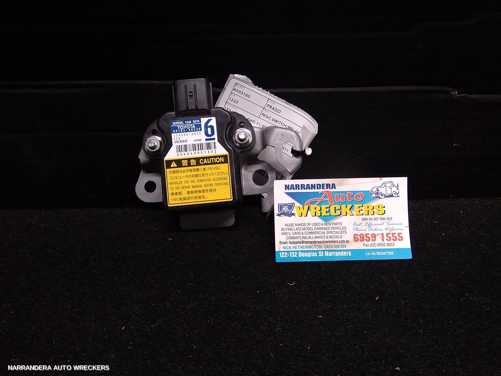 2011 TOYOTA PRADO Misc Switch/Relay